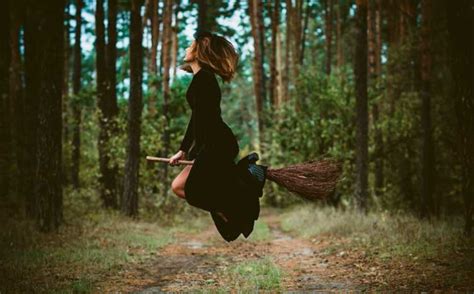 The connection between witches and broomsticks in ancient rituals